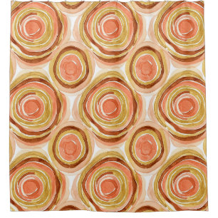 Soft Earthy Abstract (3) Shower Curtain