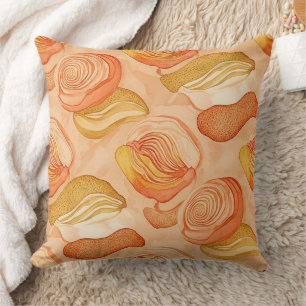 Soft Earthy Abstract (6) Throw Pillow