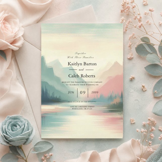 Soft Echoes of the Mountains Invitation (Creator Uploaded)