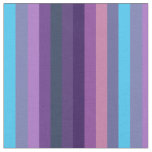 Soft Eclectic Blue-Purple Muted Stripe Pattern Fabric