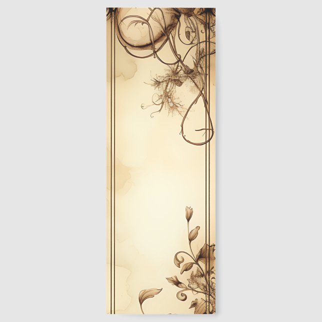  Soft Elegant Nature Design Bookmarks (Front)