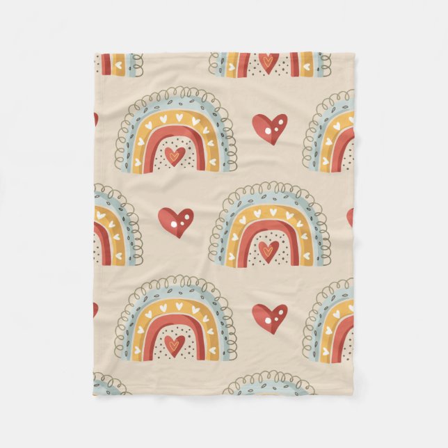 Soft, emotional like a mother's love fleece blanket (Front)