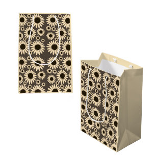 Soft Empress Florals Brown Empress Medium Gift Bag