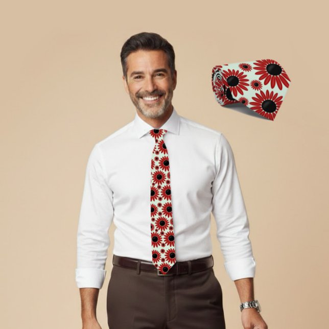 Soft Empress Florals Velvet Neck Tie (Creator Uploaded)