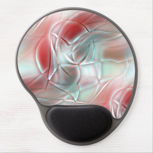 Soft etched glass with smooth grooves cleary tone gel mouse pad