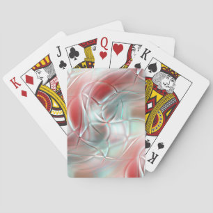Soft etched glass with smooth grooves, cleary tone poker cards