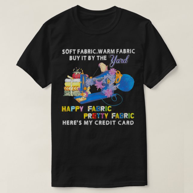Soft Fabric Warm Fabric Buy It By The Yard animal  T-Shirt (Design Front)