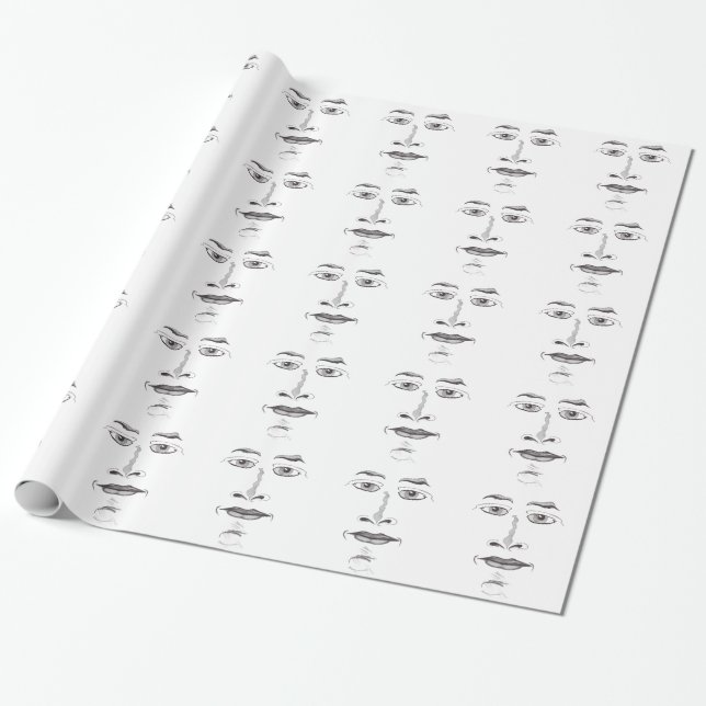 Soft Face Wrapping Paper (Unrolled)