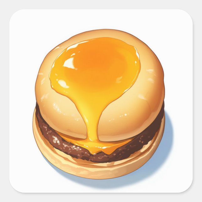 Soft Fantasy Art Square Sticker (Front)