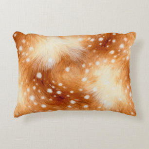 Soft Fawn Fur Cozy Woodland Accent Pillow