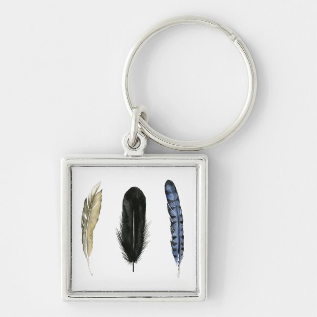 Soft Feathers I Keychain (Front)