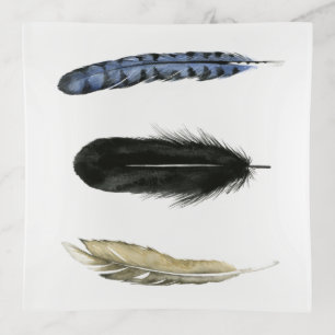 Soft Feathers I Trinket Tray