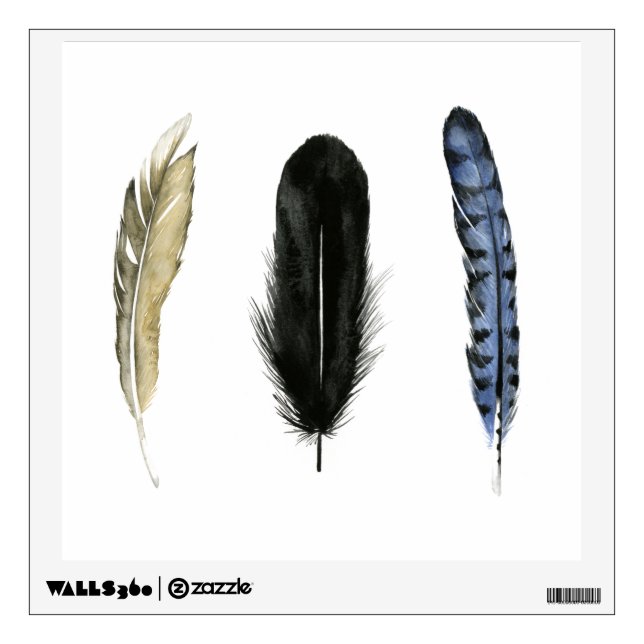 Soft Feathers I Wall Decal (Front)