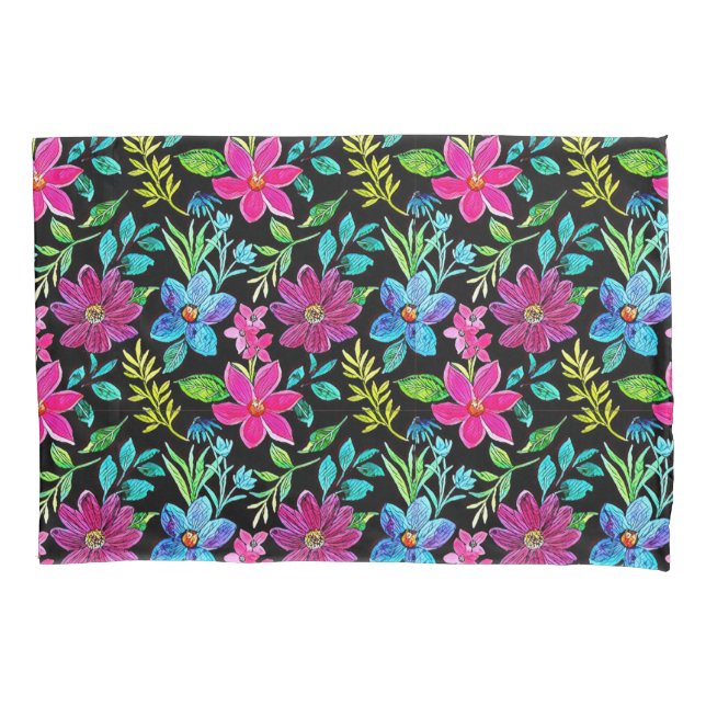 Soft Feminine Lavender Inspired Art Pillow Case (Front)