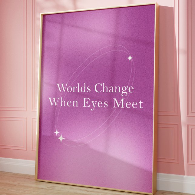 Soft Feminine Typography Romantic Quote Poster (Creator Uploaded)