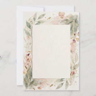 Soft Floral Botanical Invitation