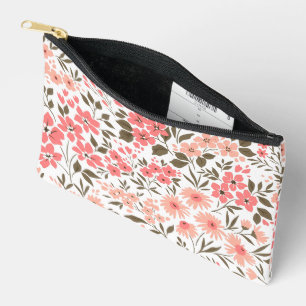 Soft Floral Dreams Accessory Pouch