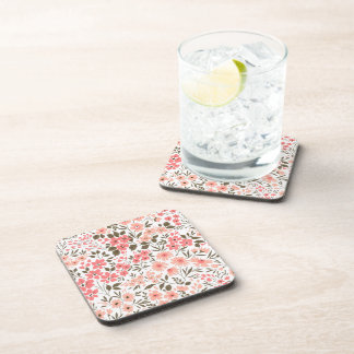 Soft Floral Dreams Beverage Coaster