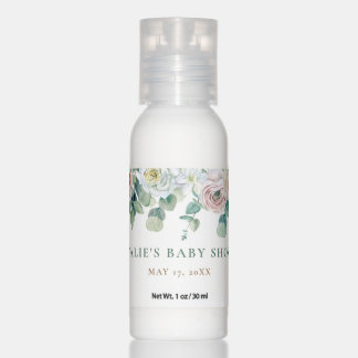 Soft Floral Eucalyptus Baby Shower Hand Lotion