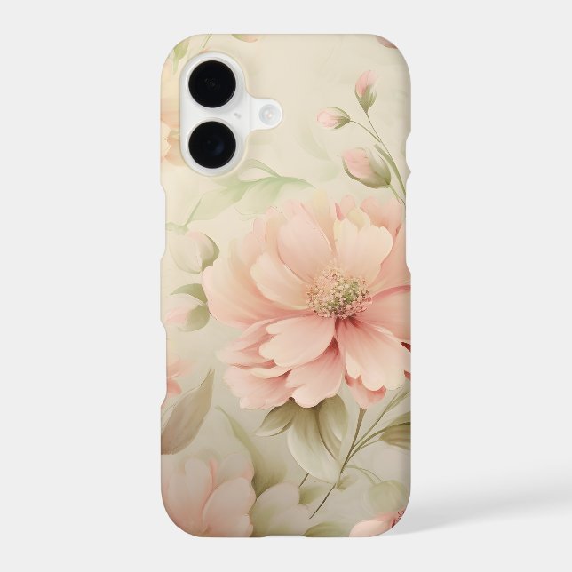Soft Floral iPhone Case (Back)