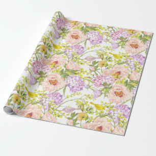 Soft  Floral Wrapping Paper
