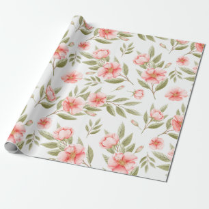 Soft  Floral Wrapping Paper