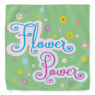Soft Flower power Bandana