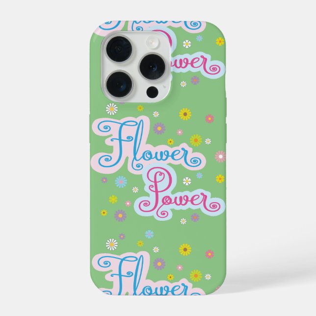 Soft Flower power Iphone Case (Back)