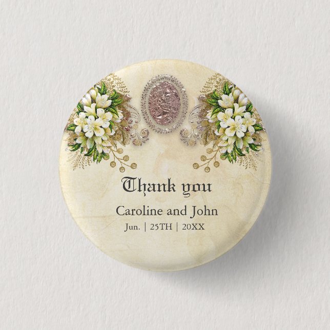 Soft flowers button (Front)