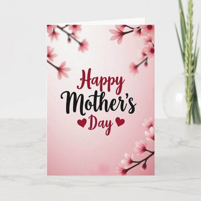Soft Focus Mothers Day Card (Front)