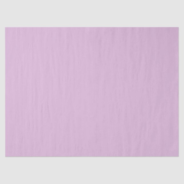 Soft French Lilac Solid Color Tissue Paper (Front)