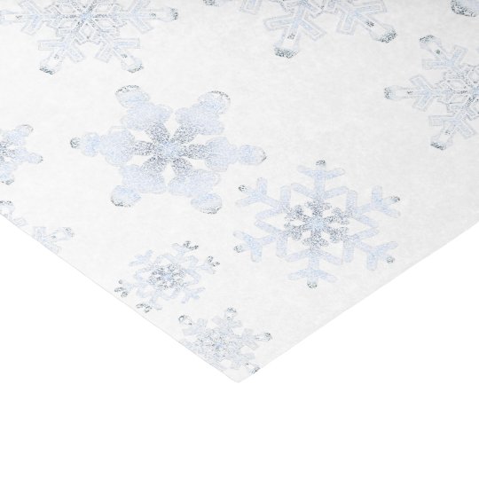 Soft Frosty Snowflakes - Tissue Paper | Zazzle.com