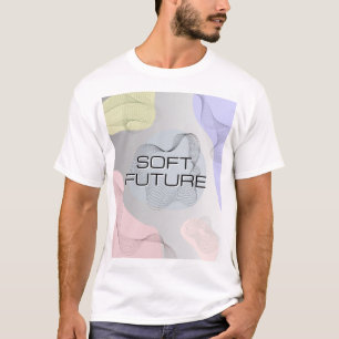 Soft Future Abstract Minimalist Graphic T-Shirt