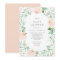 Soft Garden Florals Baby Shower Invitation
