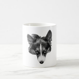 soft gaze corgi calm coffee mug