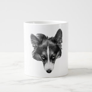 soft gaze corgi calm giant coffee mug