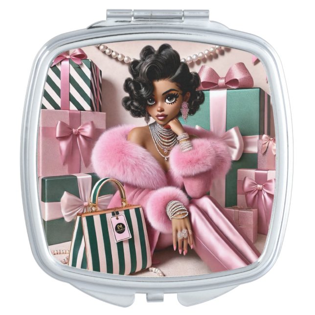 Soft Glam  Compact Mirror (Front)