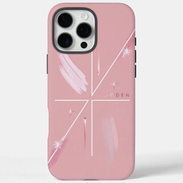 "Soft Glitch Aesthetic – Feminine Phone Design Case-Mate iPhone Case (Back)