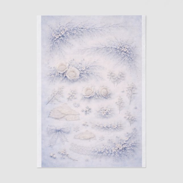 Soft Gothic Romance Mini Elements FJ2 Decoupage Tissue Paper (Front)