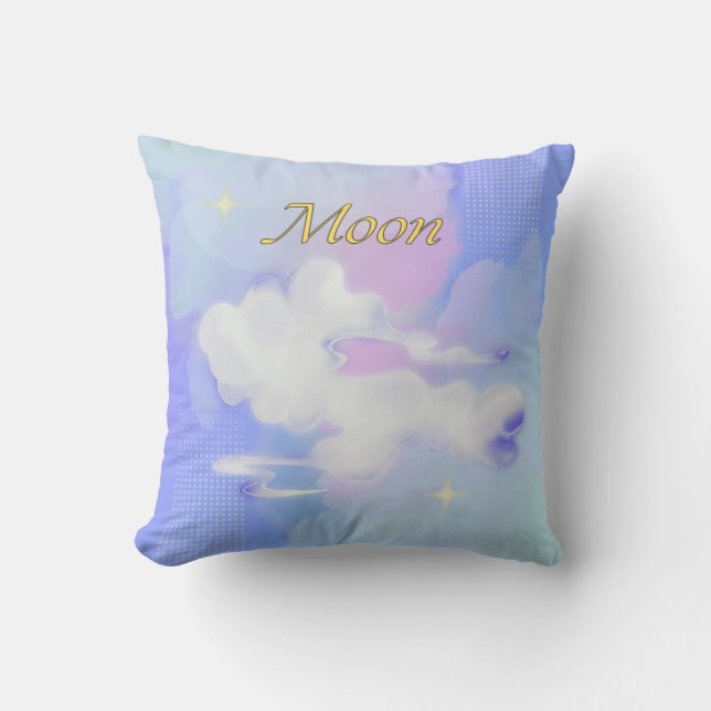 Soft Gradient 'Moon' Pillow (Front)