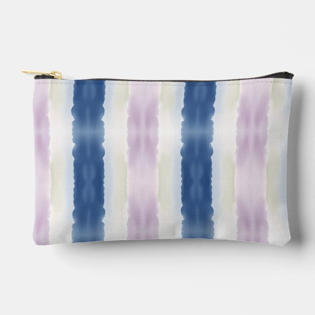 Soft Gradient Torn‑Edge  Accessory Pouch (Front)