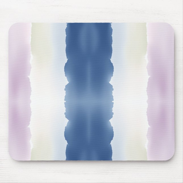 Soft Gradient Torn‑Edge  Mouse Pad (Front)