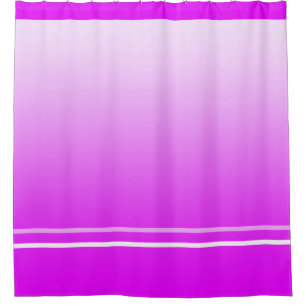 Soft Gradients Colors - neon pink + your ideas Shower Curtain