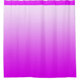 Soft Gradients Colors - neon pink + your ideas Shower Curtain