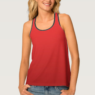 Soft Gradients Colors - red + your ideas Tank Top
