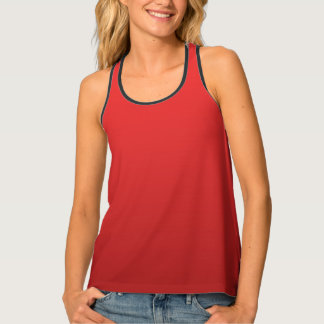 Soft Gradients Colors - red + your ideas Tank Top