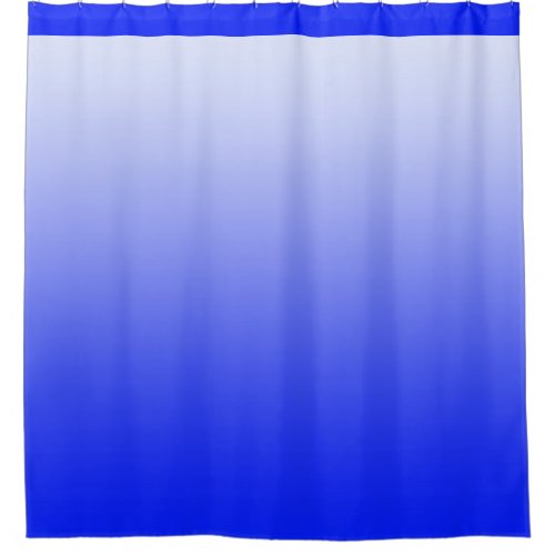 Soft Gradients Colors _ royal blue  your ideas Shower Curtain