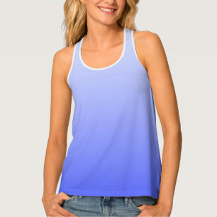 Soft Gradients Colors - royal blue + your ideas Tank Top