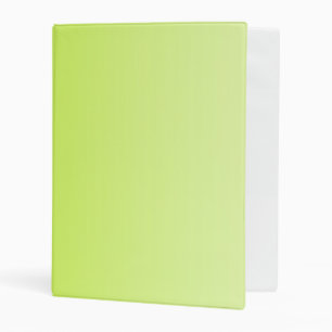 Soft Gradients Colors - spring green + your ideas Mini Binder