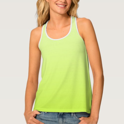 Soft Gradients Colors _ spring green  your ideas Tank Top
